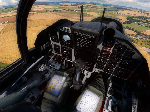 Saab 37 Viggen com Cocpit de alta resolu&ccedil;&atilde;o - v&aacute;rios decalques Modelo 3D