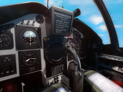 Saab 37 Viggen com Cocpit de alta resolu&ccedil;&atilde;o - v&aacute;rios decalques Modelo 3D