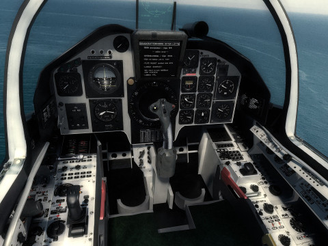 Saab 37 ViggenForest-High Quality Textures with Cocpit-Fully Rigged Modèle 3D