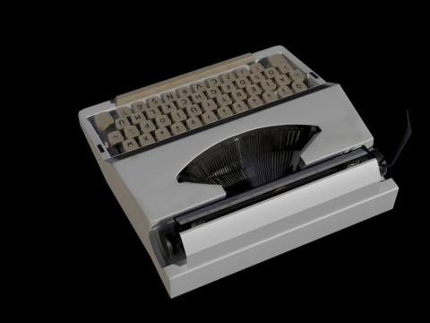 Royal Vintage Typewriter 3D Модель