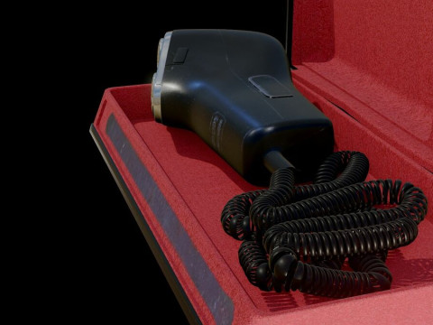 Old Shaver with box 3D 模型