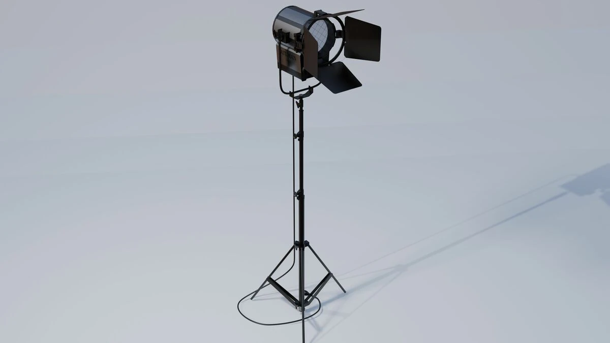 ATLMAN 2000 L SPOTLIGHT 3D Model .c4d .max .obj .3ds .fbx .stl .blend 