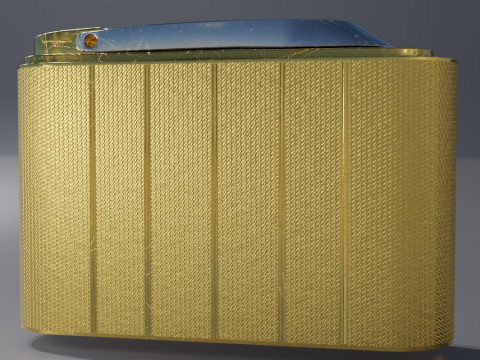 Gold Lighter 3D 모델