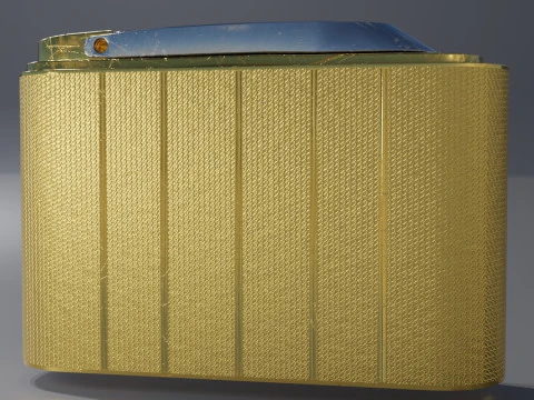 Gold Lighter 3D Model