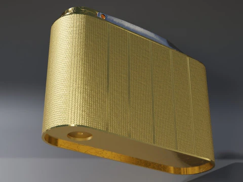 Gold Lighter 3D Model