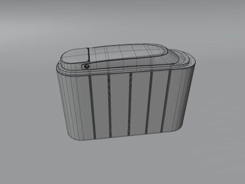 Gold Lighter 3D 모델