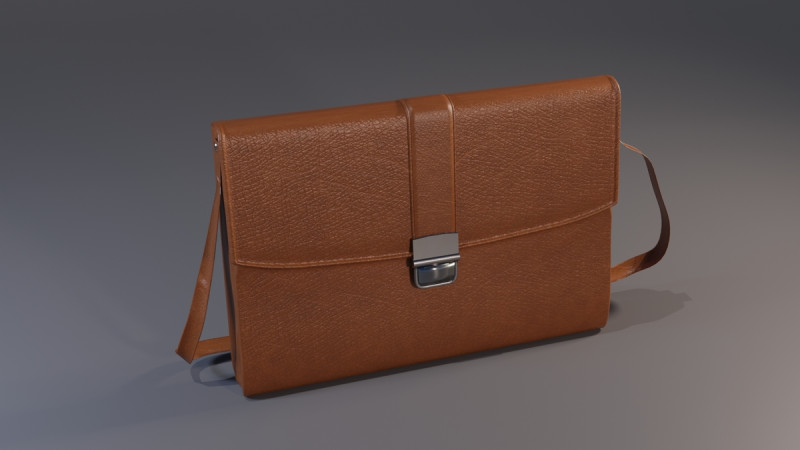 Old Style Bag 3D Modell .c4d .max .obj .3ds .fbx .stl .blend