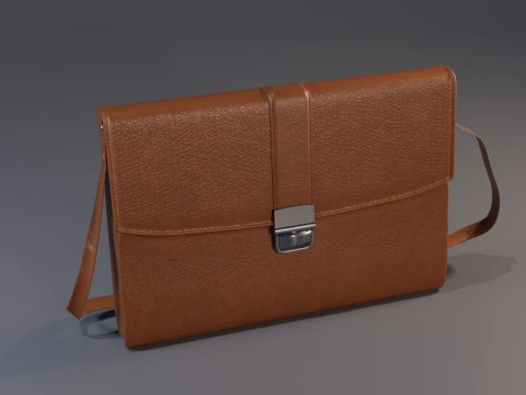 Tasche im alten Stil 3D Modell