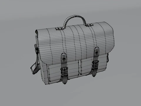 올드 스타일 백 3D 모델