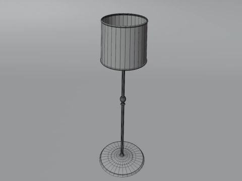 L&aacute;mpara de pie Modelo 3D