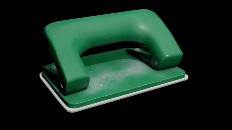 종이 펀치 3D 모델 .c4d .max .obj .3ds .fbx .stl .blend