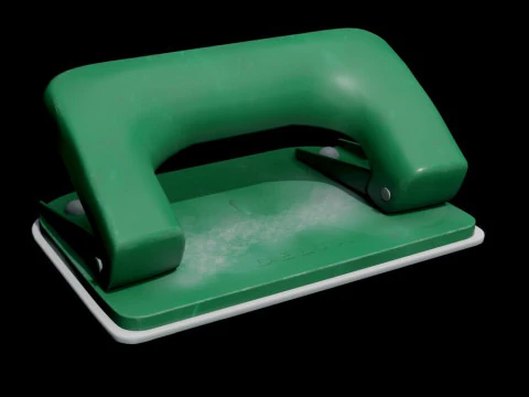 종이 펀치 3D 모델