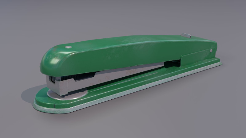 Stapler Model 3D .c4d .max .obj .3ds .fbx .stl .blend 