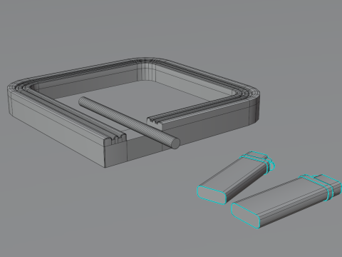 Old style ashtray 3D Model