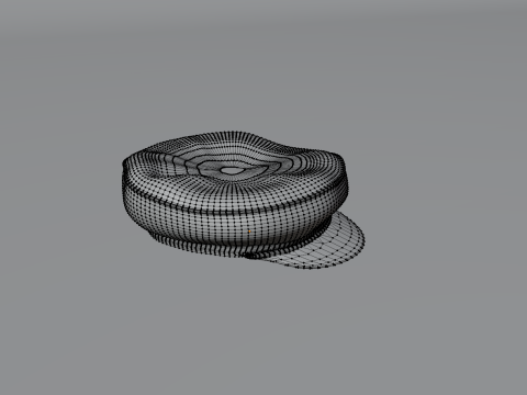 Old Style Hat 3D Модель