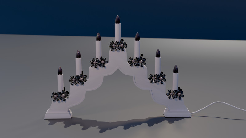 Candlestick Modèle 3D .c4d .max .obj .3ds .fbx .stl .blend 