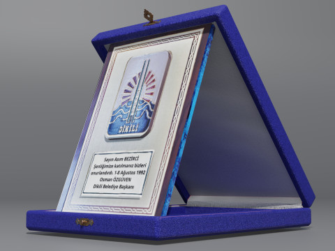 Award Plaque Modelo 3D