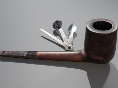 Smoking Pipe Model 3D