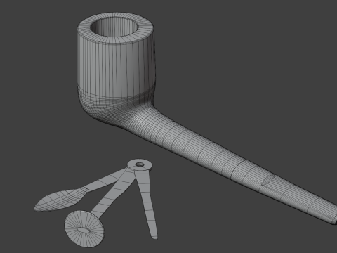 Smoking Pipe Model 3D