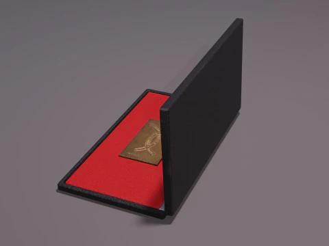 Award Plaque 3D Model