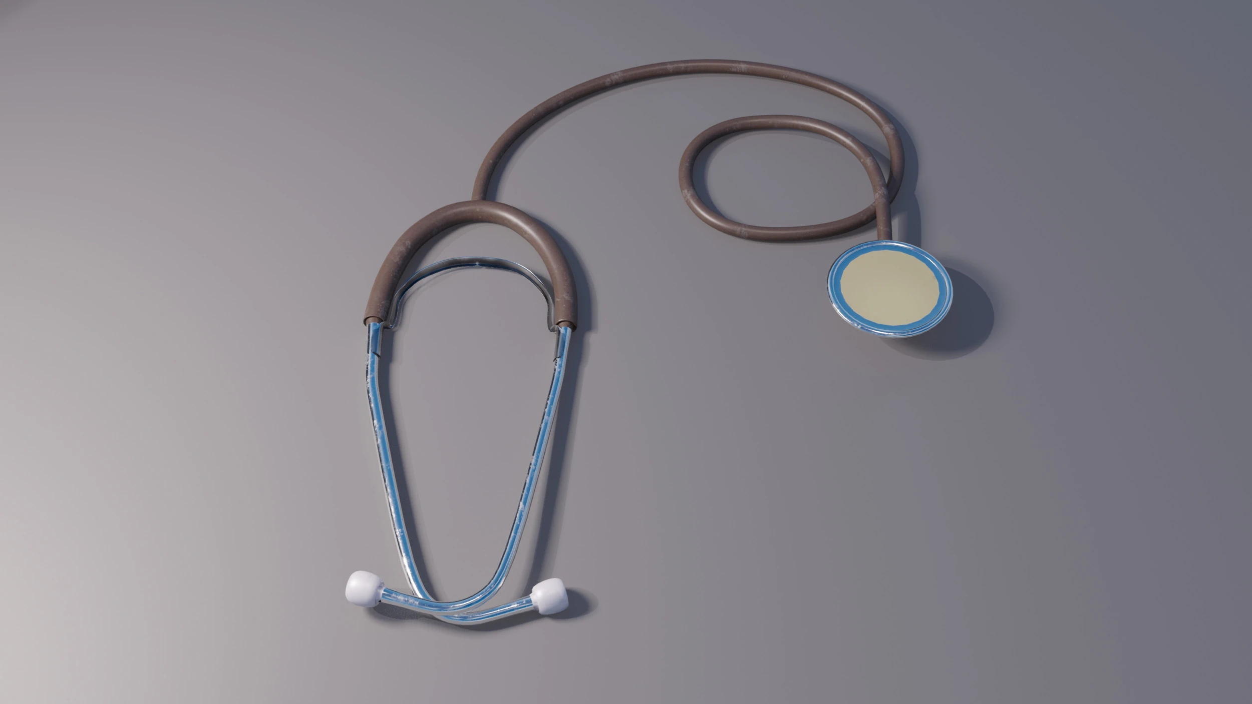 Estetosc&oacute;pio Modelo 3D .c4d .max .obj .3ds .fbx .stl .blend 