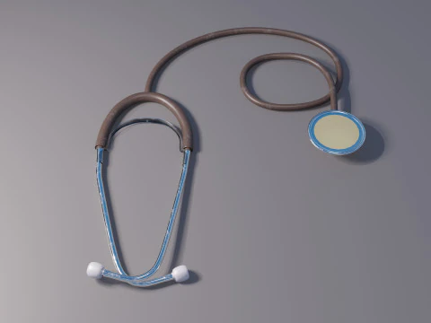 Estetoscopio Modelo 3D