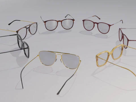 Lentes Modelo 3D