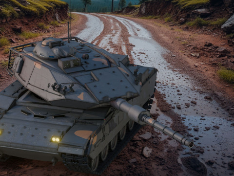 M60T Sabra Tank 3D Model