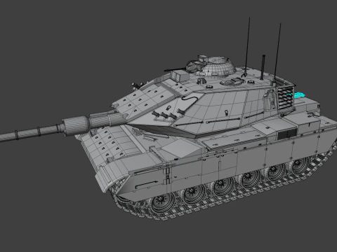 M60T Sabra Tank 3D Model