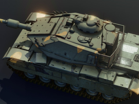 M60T Sabra Tank Modello 3D