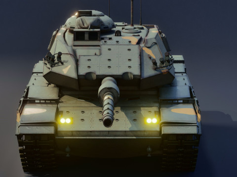 M60T Sabra Tank Modello 3D