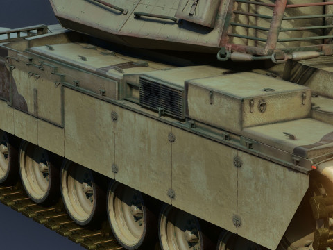 M60T Sabra Tank Modello 3D