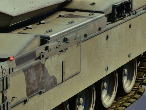 M60T Sabra Tank Modello 3D
