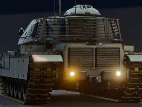 M60T Sabra Tank Modello 3D