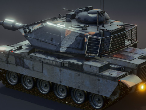 M60T Sabra Tank Modello 3D