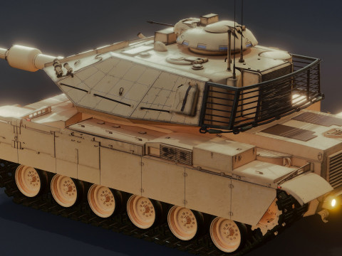 M60T Sabra Tank Modello 3D