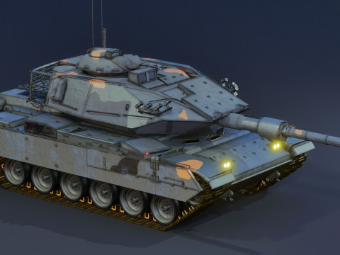 M60T Sabra Tank Modello 3D