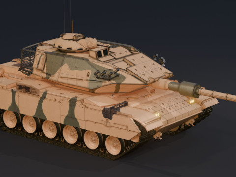 M60T Sabra Tank Modello 3D