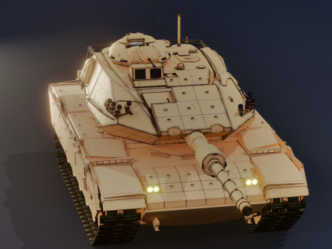 M60T Sabra Tank Modello 3D