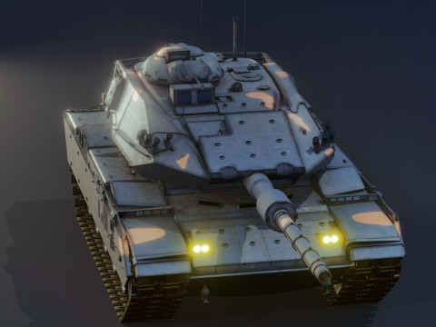 M60T Sabra Tank Modello 3D