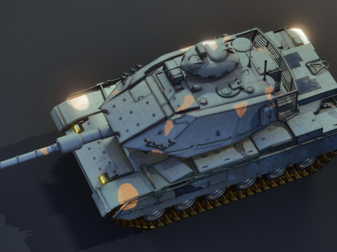 M60T Sabra Tank Modello 3D