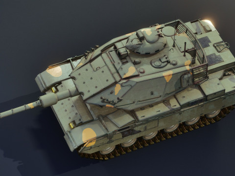 M60T Sabra Tank Modello 3D
