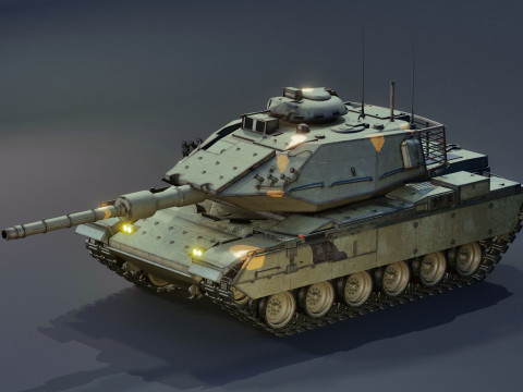 M60T Sabra Tank Modello 3D