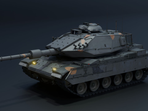 M60T Sabra Tank Modello 3D