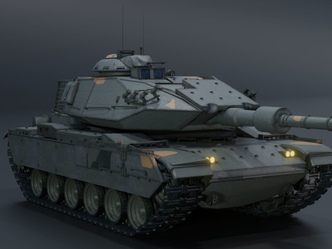 M60T Sabra Tank Modello 3D