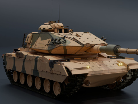 M60T Sabra Tank Modello 3D