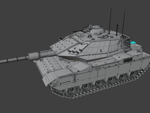 M60T Sabra Tank Modello 3D