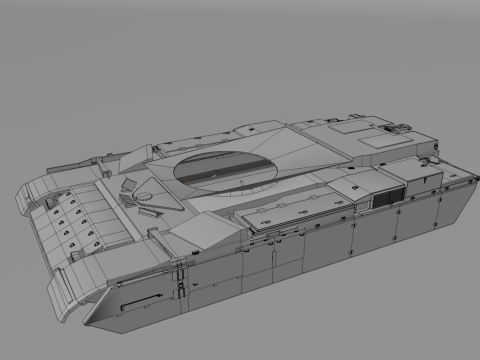 M60T Sabra Tank Modello 3D