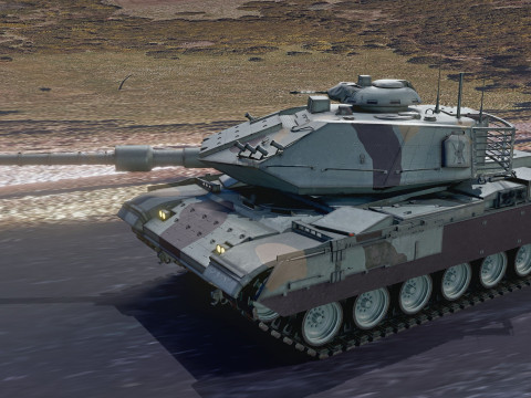 M60T Sabra Tank 3D Model