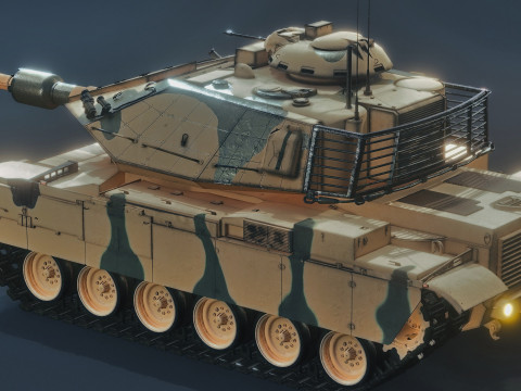 M60T Sabra Tank 3D Model